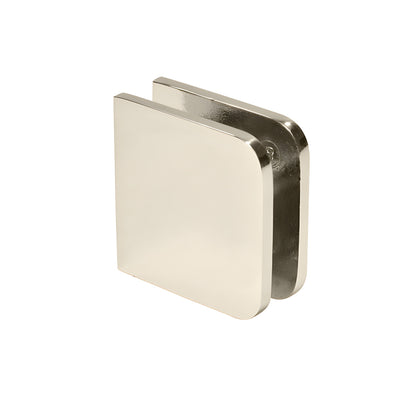 CRL Polished Nickel Traditional Style Fixed Panel U-Clamp