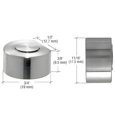 CRL UV Fixed Glass Shelf Support Bracket
