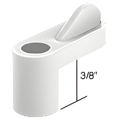 CRL 3/8 in White Plastic Window Screen Clips - Bulk Pack
