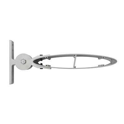 12" Airfoil Single Adjustable Mounting Bracket Clear Anodize