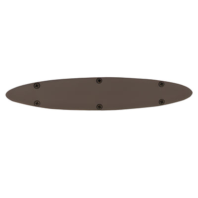 Airfoil End Cap Dark Bronze Anodize Finish