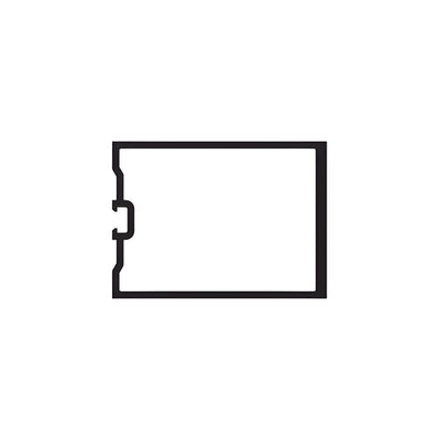 CRL-U.S. Aluminum Vertical Mullion - 24'-2", Dark Bronze/Black Anodized Class 1