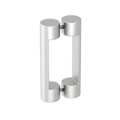 CRL Brushed Stainless Beretta Series 8" x 8" Back-to-Back Pull Handles