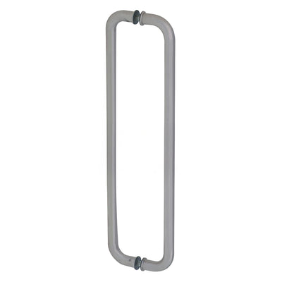 CRL Brushed Stainless 24" Glass Mounted Back-to-Back Standard Pull Handle