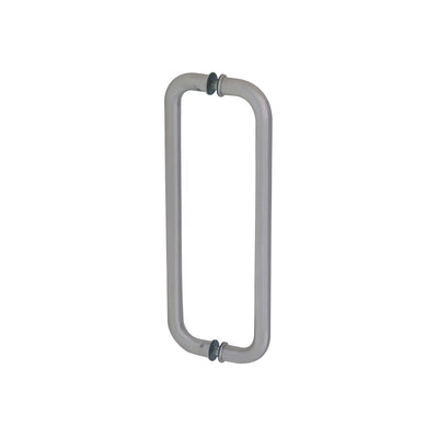 CRL Brushed Stainless 12" Glass Mounted Standard Pull Handle