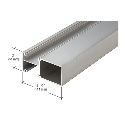 CRL-U.S. Aluminum Vertical Mullion - 24'-2", Clear Anodized Class 1