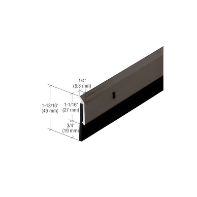 CRL 36" Door Bottom with Neoprene Sweep Bronze
