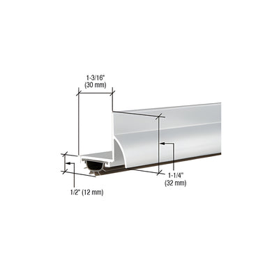 CRL Aluminum 'L' Shape Door Bottom - 35-3/4"