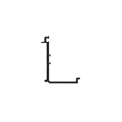 CRL-U.S. Aluminum Pressure-Bar Without Thermal Isolator and No Punch, Clear Anodized Class 1 - 24'-2"