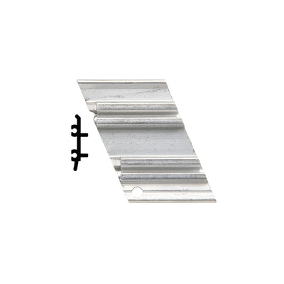 CRL-U.S. Aluminum Right Hand Anchor Clip, 135º, Outside Corner, 4/Pk