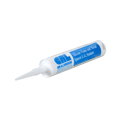 CRL Black Silicone Foam and Metal Super Spacer® Insulating Glass Sealant