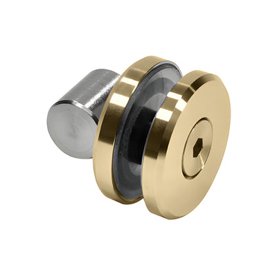 CRL Brushed Bronze Replacement Fixed Panel Fitting for Crescent Series Sliding System