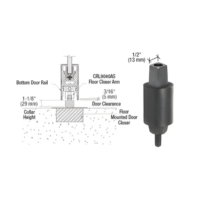 CRL 1-1/8" Collar Height "Mab" Type Spindle
