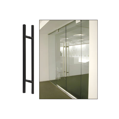 CRL Matte Black 36" Extra Length Ladder Style Back-to-Back Pull Handle