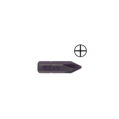 CRL 1/4" Hex Phillips Insert Bit No. 1 Point