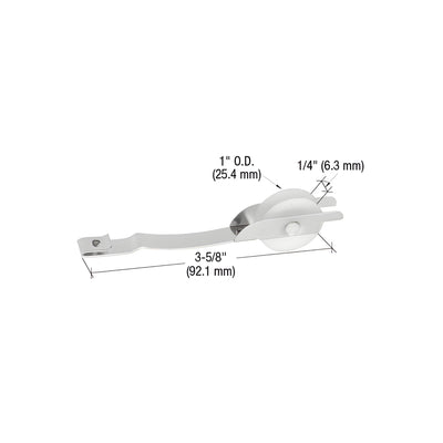 CRL 1" Nylon Sliding Screen Door Spring Tension Roller for Columbia Uni-Fit Door
