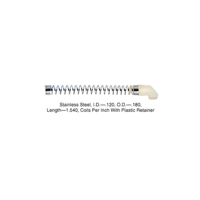 CRL 1.54" Long Slide Bolt Spring with Plastic Retainer - 20/Pk