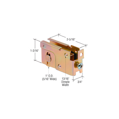 CRL 1" Steel Ball Bearing Sliding Glass Door Roller with 3/4" Wide Housing- Guaranteed Products
