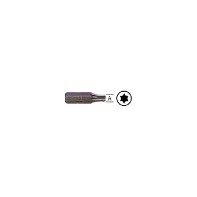 CRL 1/4" Hex T25 Torx® Insert Bit