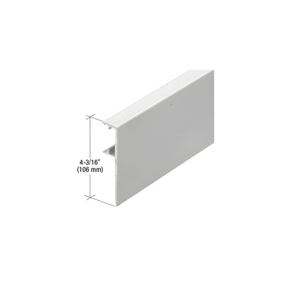 CRL70 Satin Anodized Series Track Cover for Wood Doors - 118"