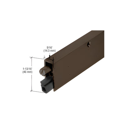 CRL Dark Bronze Anodized Commercial Medium-Duty Automatic Door Bottom for 36" Door