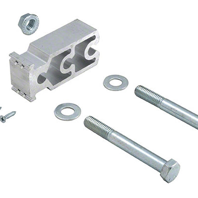 CRL-U.S. Aluminum Horizontal Jamb Mullion Shear Block and Bolt Package for Up to 4.4 PSI- 6/Pk
