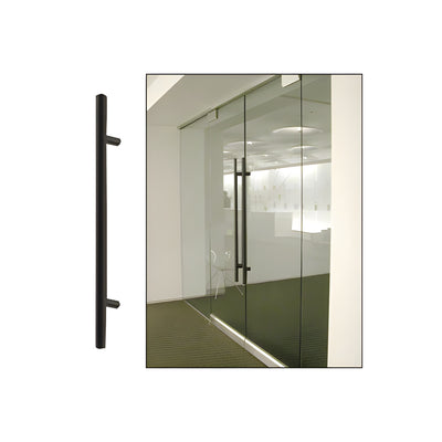 CRL Matte Black 36" Extra Length Ladder Style Single-Sided Pull Handle