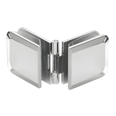 CRL Polished Chrome Adjustable Beveled Glass-to-Glass Clamp