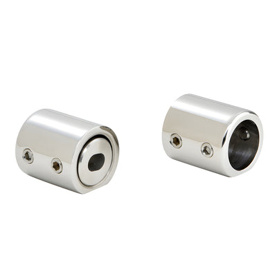 CRL Polished Stainless Steel Crescent Replacement Track Holder Fitting