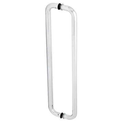 CRL Polished Stainless 24" Glass Mounted Back-to-Back Standard Pull Handle