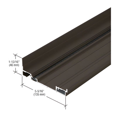 CRL-U.S. Aluminum Subsill, Thermally Broken, Dark Bronze/Black Anodized Class 1 - 24'-2"
