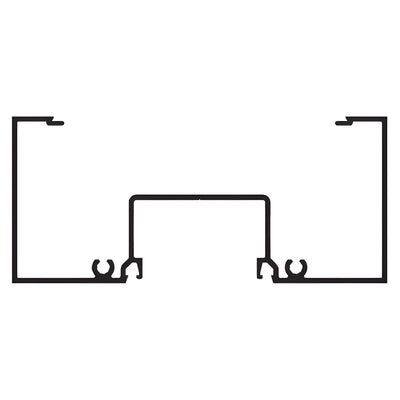 CRL-U.S. Aluminum Clear Anodized Vertical Jamb/Head - 21'-2"