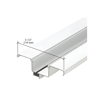 CRL-U.S. Aluminum Stacking Head Insert, Thermally Improved, White KYNAR® Paint - 24'-2"