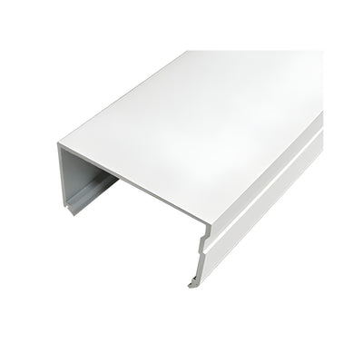 CRL-U.S. Aluminum Wall Jamb Insert, White KYNAR® Paint - 24'-2"