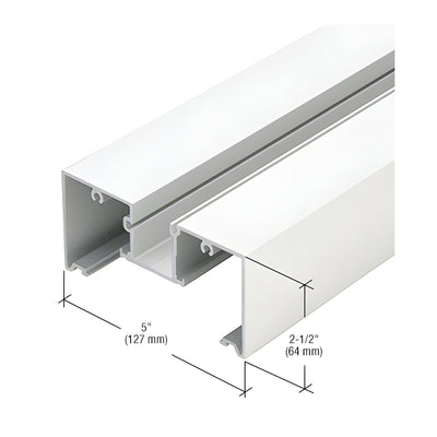 CRL-U.S. Aluminum White KYNAR® Paint Head/Jamb Mullion - 24'-2"