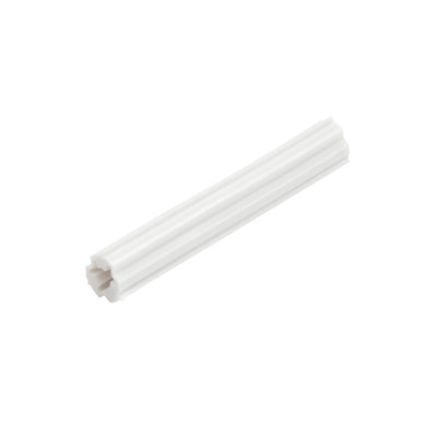 CRL 1-1/2" Length White Plastic Screw Anchors - 3/16" Hole