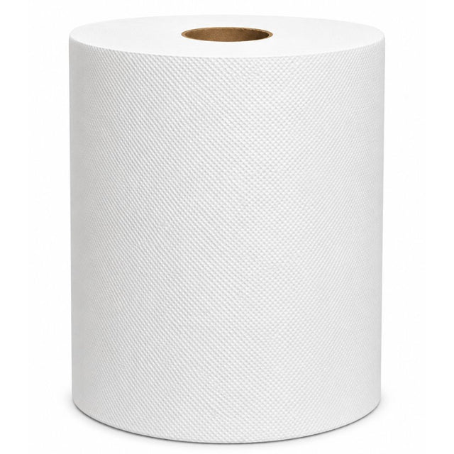 Stellar Premium Roll Paper Towel, White, 8" X800'- 6 Rolls / Case