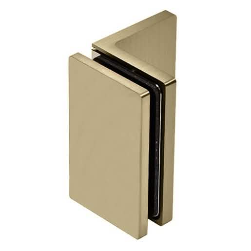 CRL Brushed Bronze Bellagio Wall Mount Bracket - Elegant design for secure glass support.