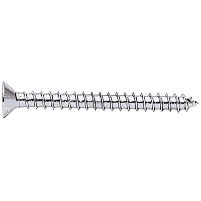 CRL Chrome #10 x 2 in Flat Head Phillips Sheet Metal Screws - Bulk