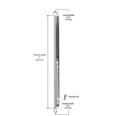 CRL 21" Window Channel Sash Balance 2020/20-2 Replacement