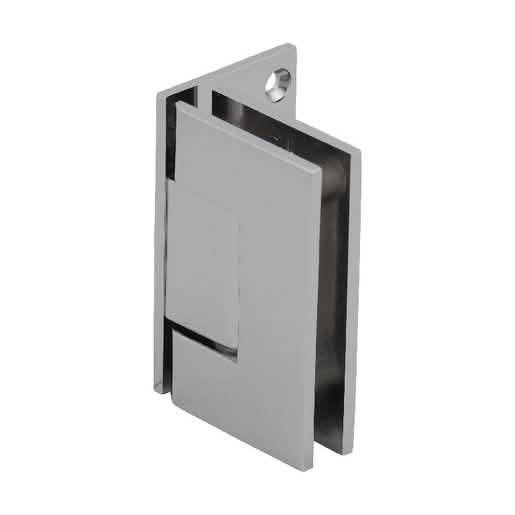 Polished Nickel Geneva 044 Wall Mount Offset Back Plate Hinge - Sleek and Durable Design