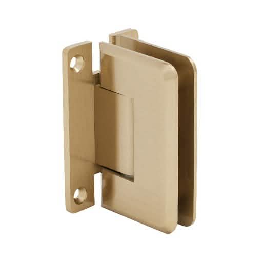 CRL Brushed Bronze Pinnacle 'H' Back Plate Hinge - Wall Mount 037 Series