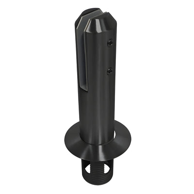 CRL Matte Black Round Friction-Fit Glass Spigot 2205
