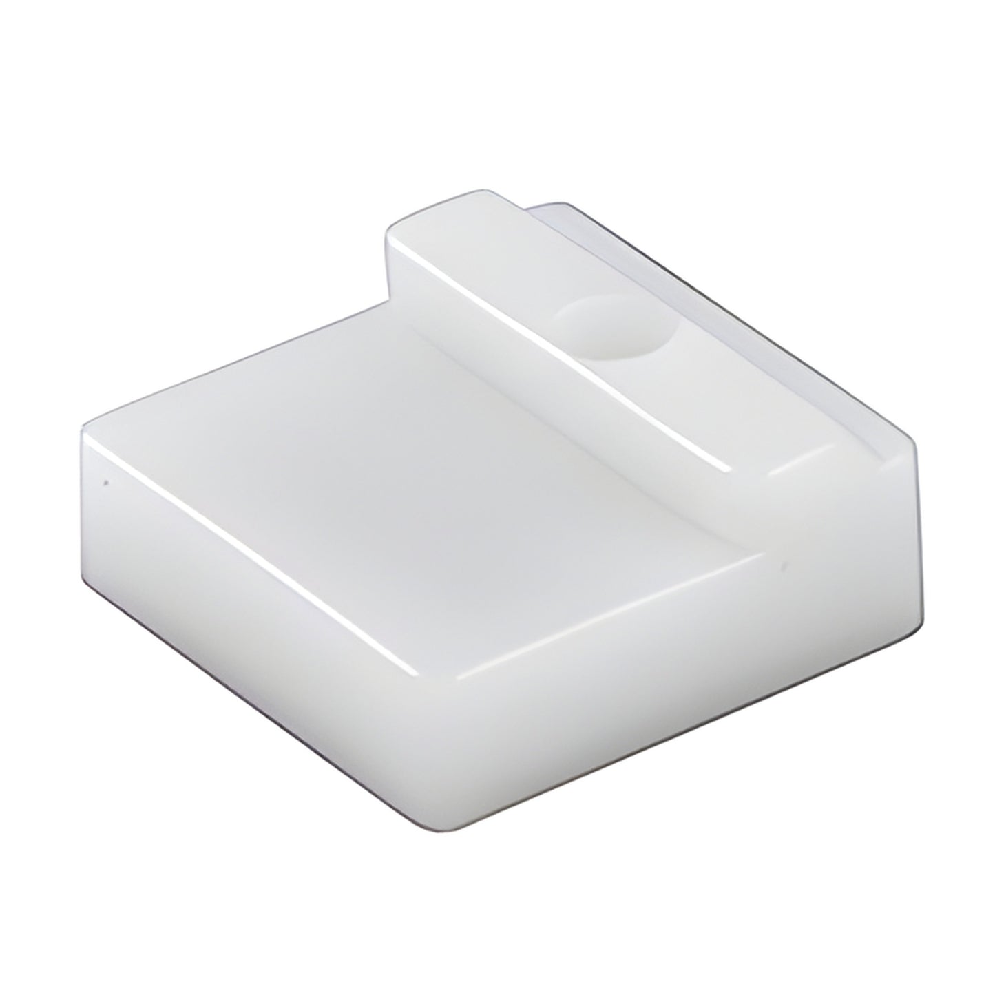White concealed vent hardware for SSG windows, fits 1-inch IG units for commercial aluminum systems - SKU RG75000