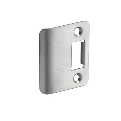 Adams Rite® 4" Brushed Stainless Frame Strike for Center-Hung Door