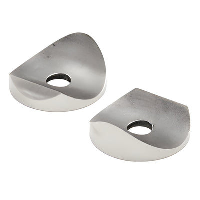 CRL 316 Polished Stainless Steel 90 Degree Coped Elbow Adapter Set