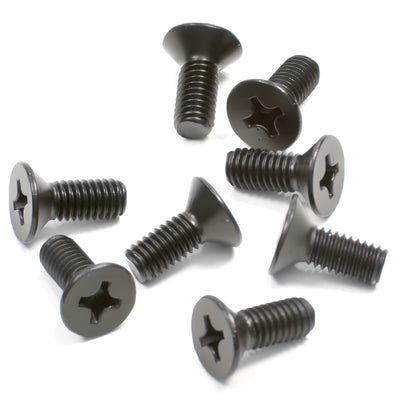 CRL Oil-Rubbed Bronze Cover Plate Screws 6x15mm Phillips Flat Head