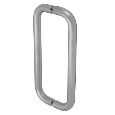 CRL 10" Brushed Stainless Steel Back-to-Back Door Pull Handles