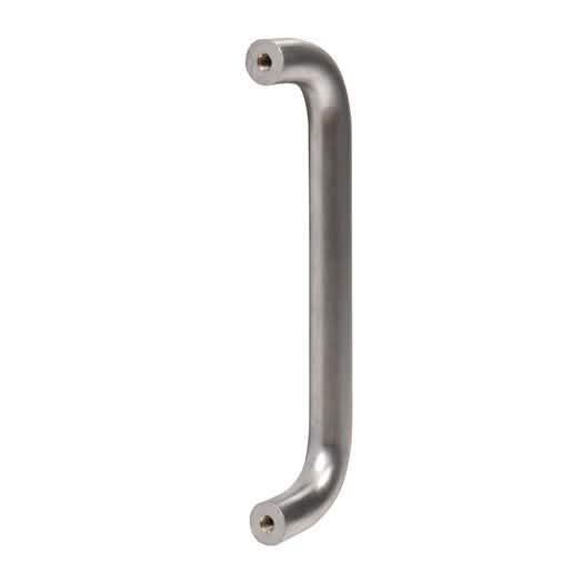 CRL 1\" Clear Anodized Solid Pull Handle - 10\" for sleek, durable door solutions.