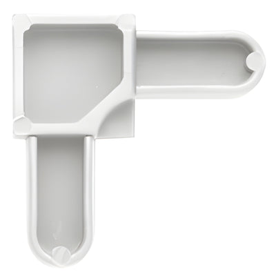 CRL White Mobile Home Screen Corner Clips 20-Pack